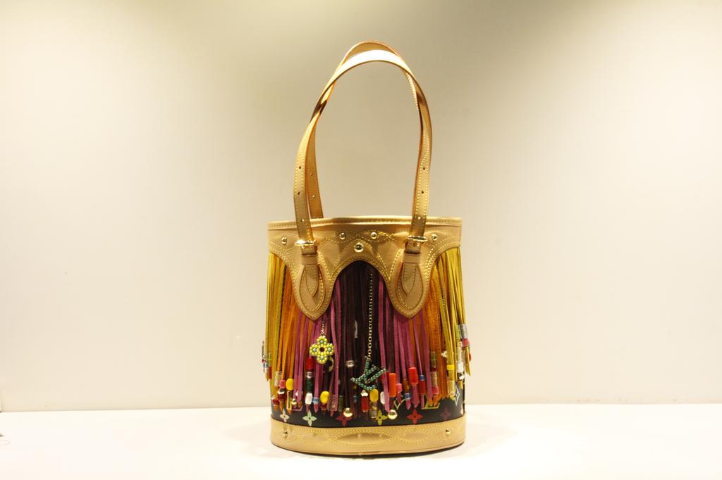 Louis Vuitton Multicolore Fringe Bucket Bag designed by Takashi Murakami  2006